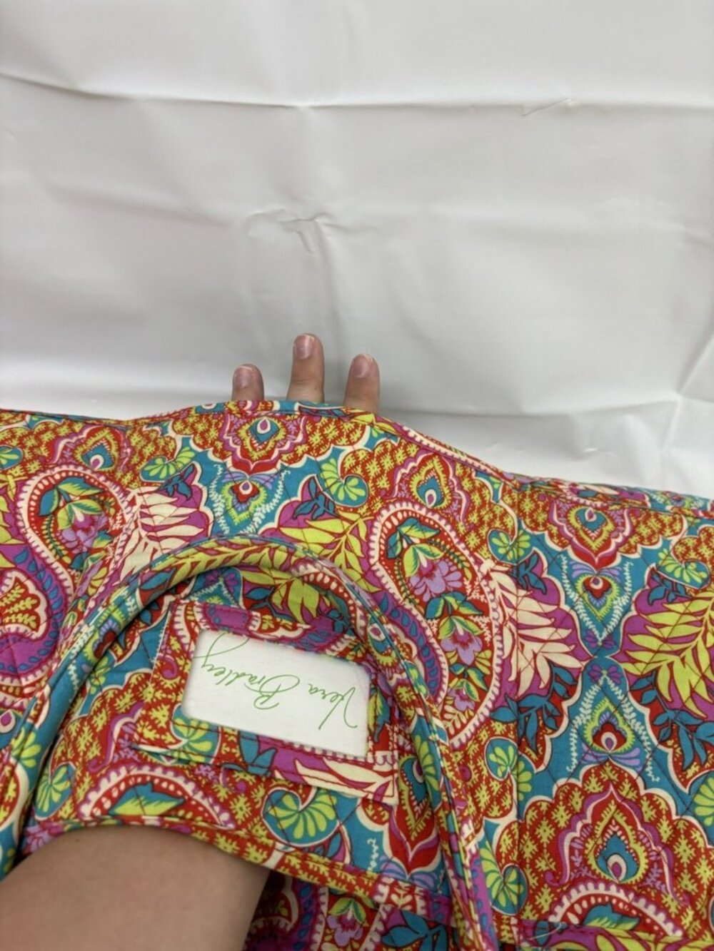 Vera Bradley Paisley in Paradise Weekender Duffle Bag w/ Strap & Luggage Sleeve - Picture 8 of 16
